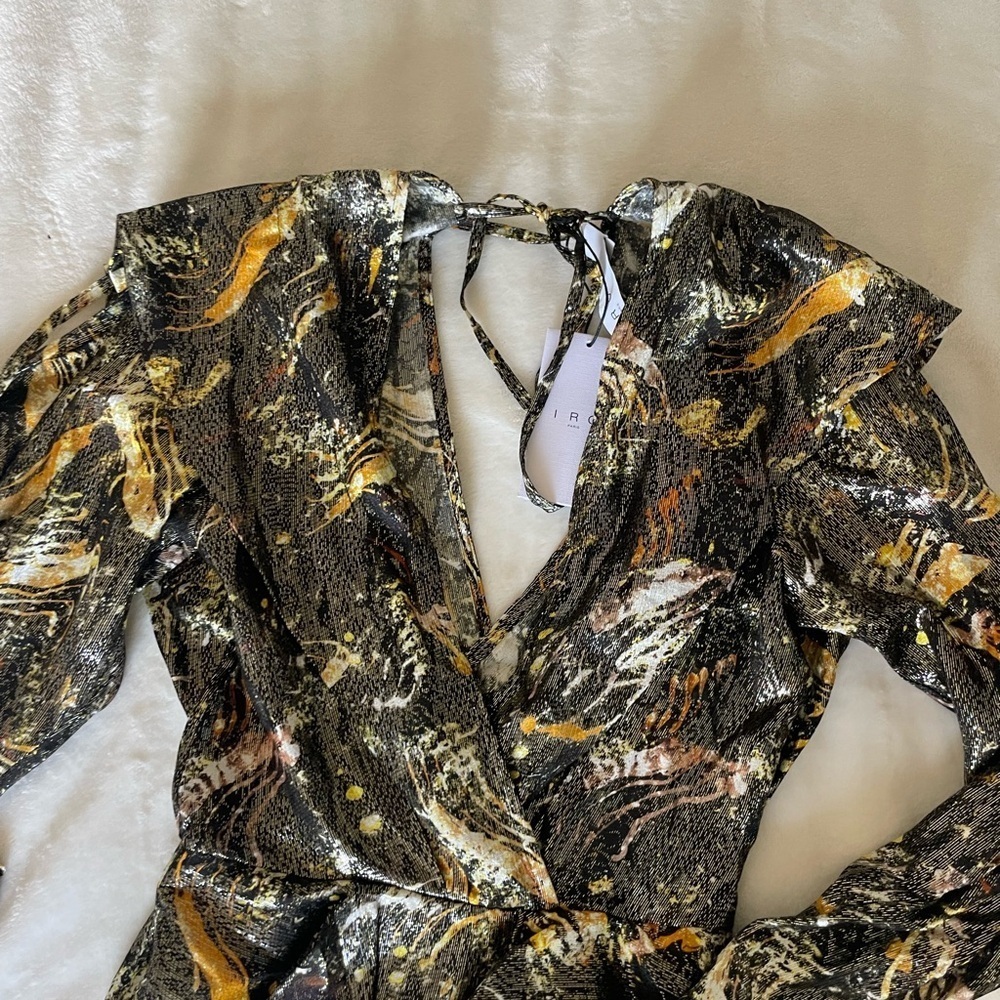 IRO Kanter Metallic mini dress - Picture 2 of 16